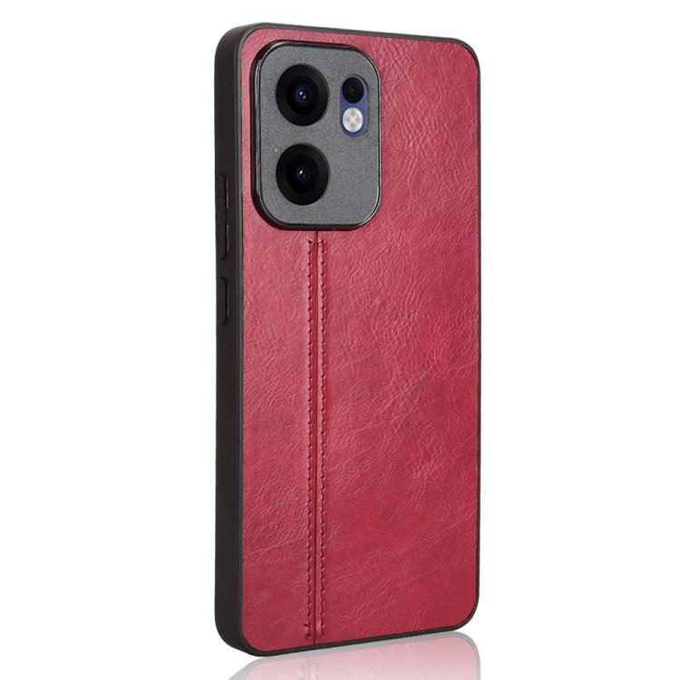For OPPO Reno13 F 4G / 5G Cow Pattern Sewing Back Cover Phone Case