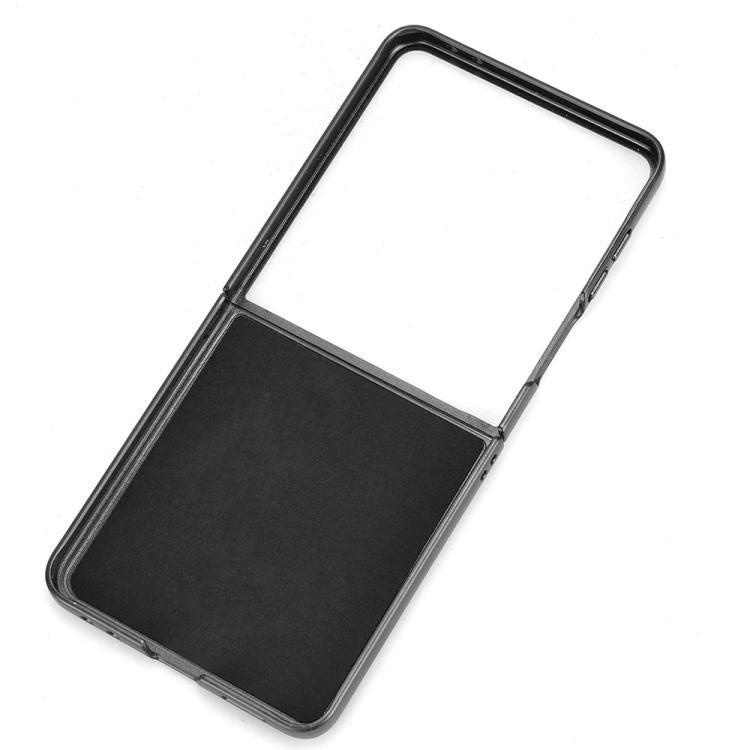 For Samsung Galaxy Z Flip7 5G Cow Pattern Sewing Back Cover Phone Case