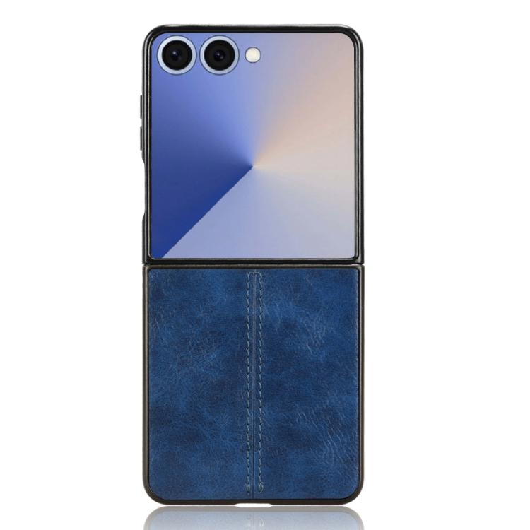 For Samsung Galaxy Z Flip7 5G Cow Pattern Sewing Back Cover Phone Case