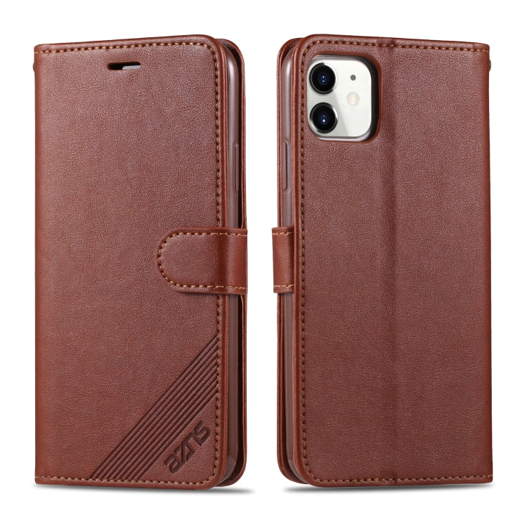 For iPhone 11 AZNS Sheepskin Texture Horizontal Flip Leather Case with Holder & Card Slots & Wallet