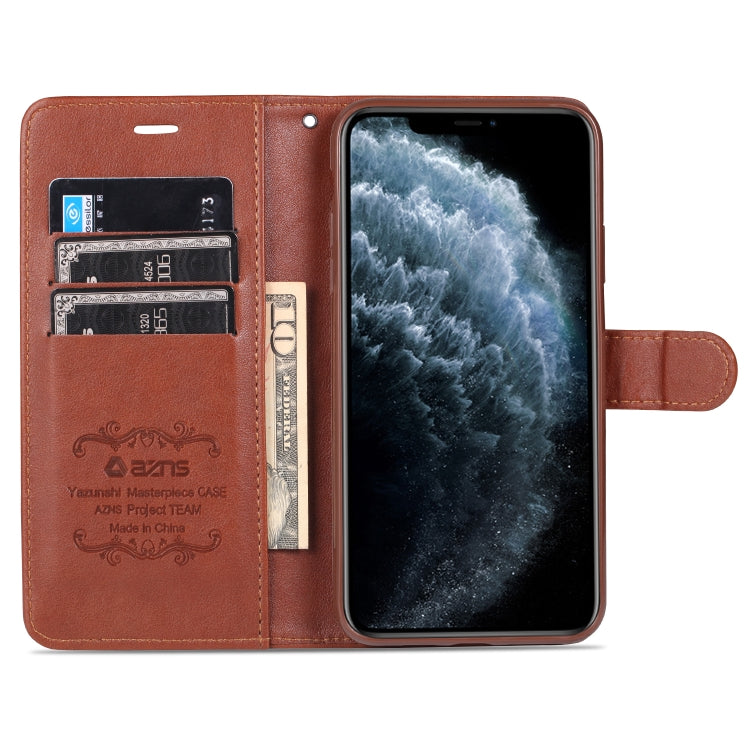 For iPhone 11 AZNS Sheepskin Texture Horizontal Flip Leather Case with Holder & Card Slots & Wallet