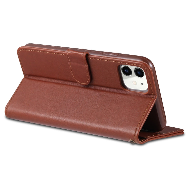 For iPhone 11 AZNS Sheepskin Texture Horizontal Flip Leather Case with Holder & Card Slots & Wallet