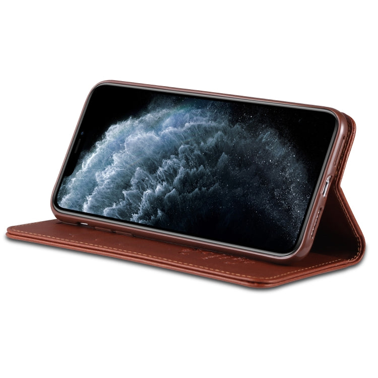 For iPhone 11 AZNS Sheepskin Texture Horizontal Flip Leather Case with Holder & Card Slots & Wallet