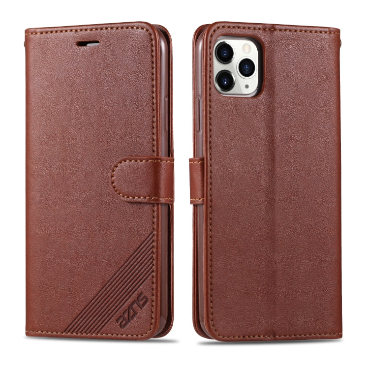 For iPhone 11 Pro Max AZNS Sheepskin Texture Horizontal Flip Leather Case with Holder & Card Slots & Wallet