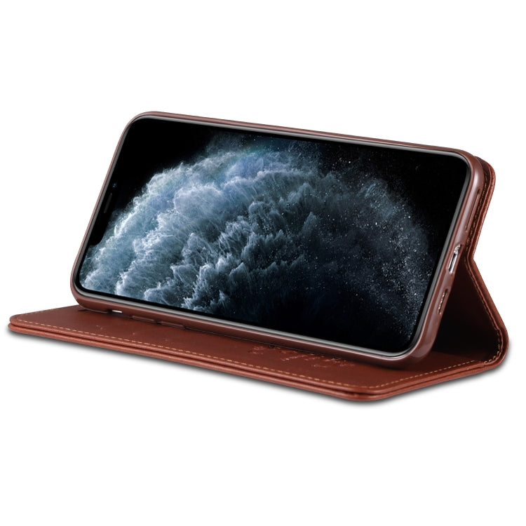 For iPhone 11 Pro Max AZNS Sheepskin Texture Horizontal Flip Leather Case with Holder & Card Slots & Wallet