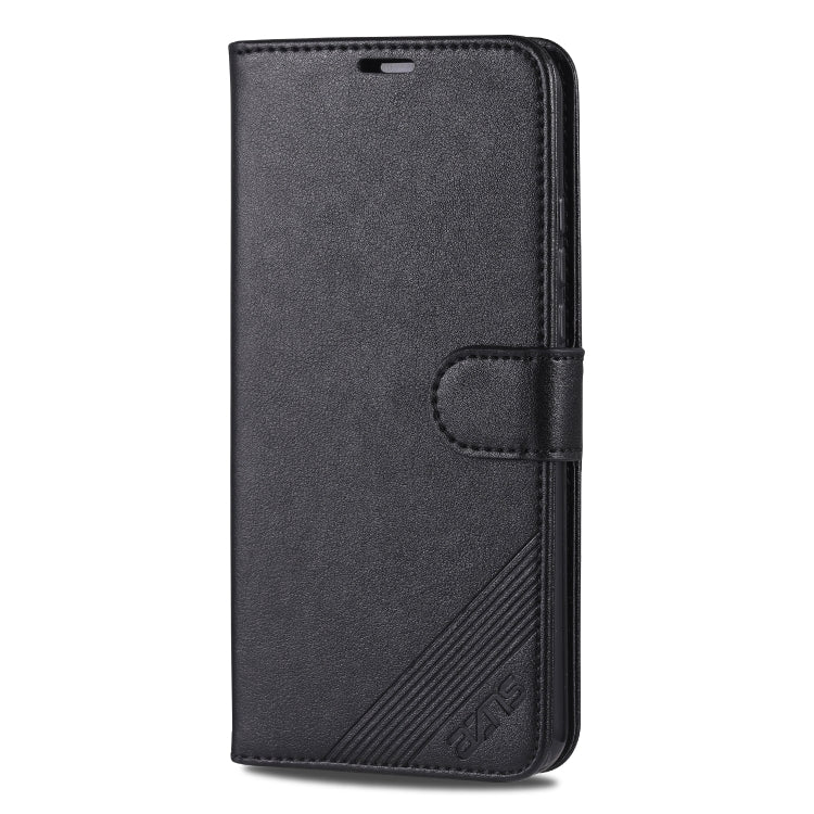 For Xiaomi Redmi 7A AZNS Sheepskin Texture Horizontal Flip Leather Case with Holder & Card Slots & Wallet(Black)