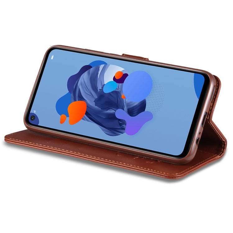 For Xiaomi Redmi 10X 4G / Note 9 AZNS Sheepskin Texture Horizontal Flip Leather Case with Holder & Card Slots & Wallet