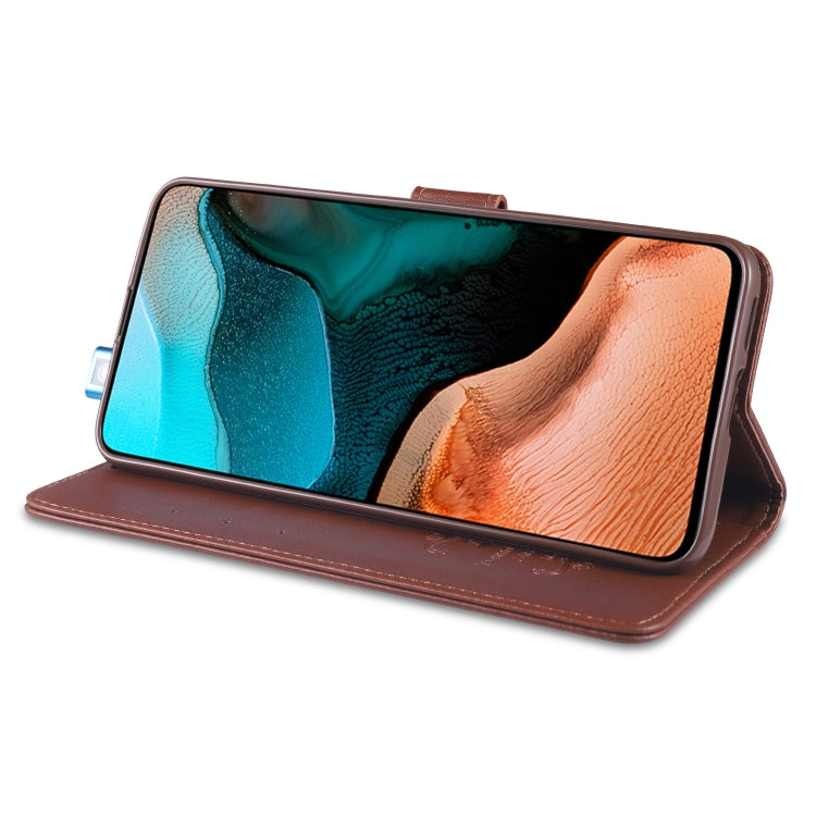 For Xiaomi Redmi K30 Pro AZNS Sheepskin Texture Horizontal Flip Leather Case with Holder & Card Slots & Wallet
