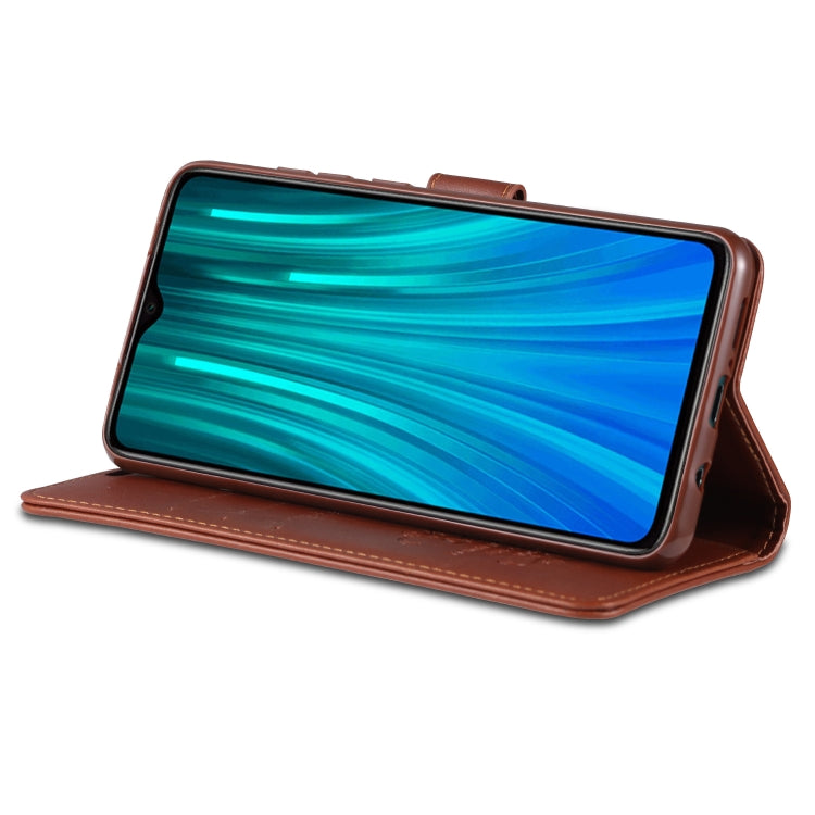 For Xiaomi Redmi Note 8 Pro AZNS Sheepskin Texture Horizontal Flip Leather Case with Holder & Card Slots & Wallet