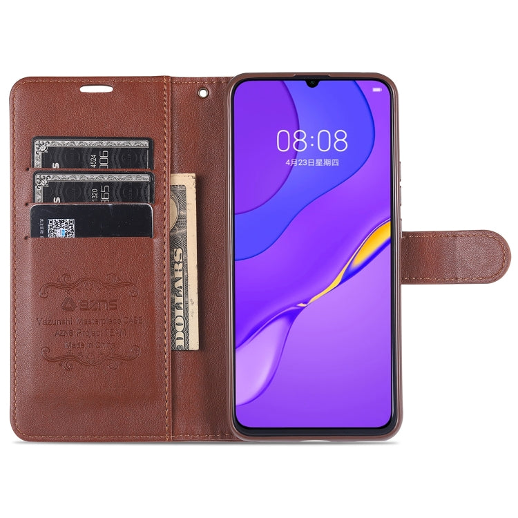 For Xiaomi 10 Lite AZNS Sheepskin Texture Horizontal Flip Leather Case with Holder & Card Slots & Wallet