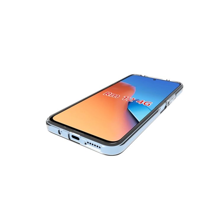 For Xiaomi Redmi 12 4G Waterproof Texture TPU Phone Case(Transparent)