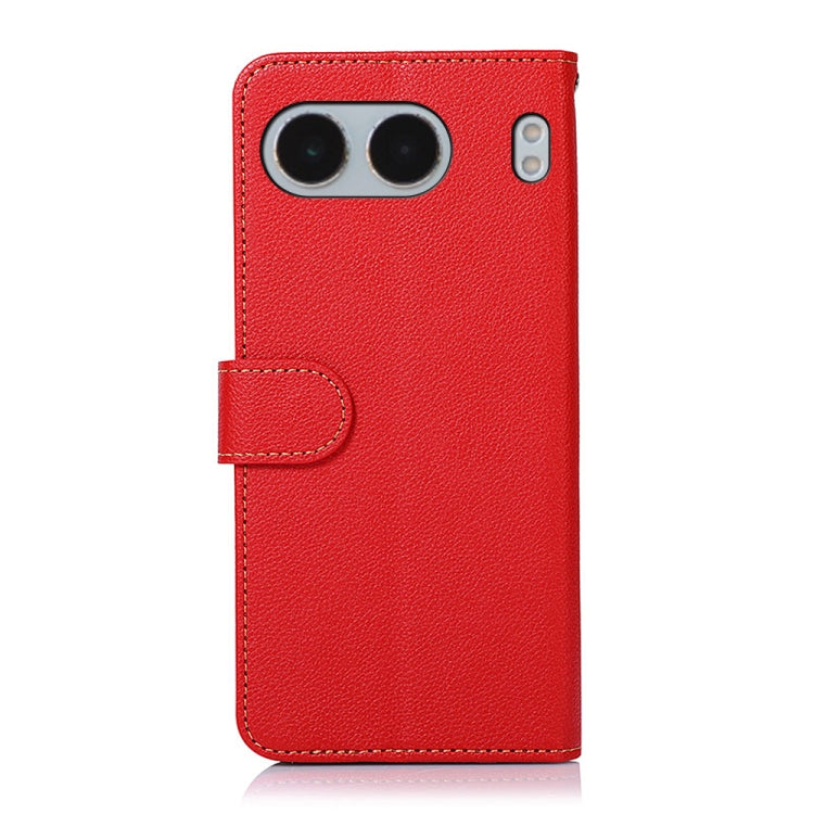 For OnePlus Nord 4 KHAZNEH Litchi Texture Leather RFID Phone Case