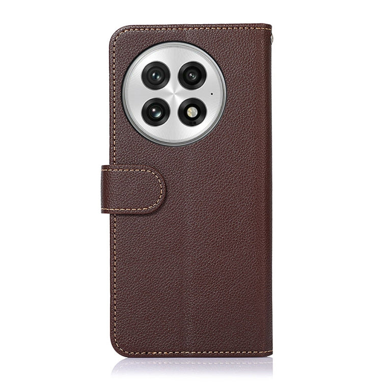 For OnePlus Nord 13 KHAZNEH Litchi Texture Leather RFID Phone Case
