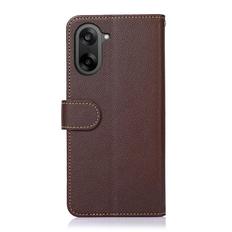 For OnePlus Nord CE5 / Ace 5 Racing KHAZNEH Litchi Texture Leather RFID Phone Case