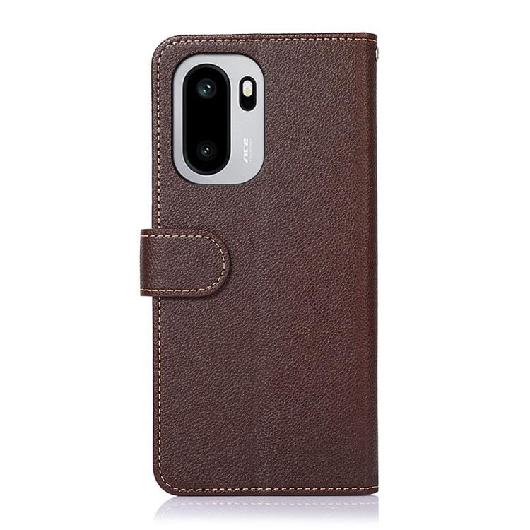 For OnePlus 15R / Ace 6 / Ace 6T KHAZNEH Litchi Texture Leather RFID Phone Case