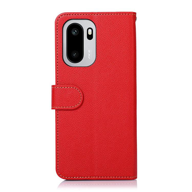 For OnePlus 15R / Ace 6 / Ace 6T KHAZNEH Litchi Texture Leather RFID Phone Case