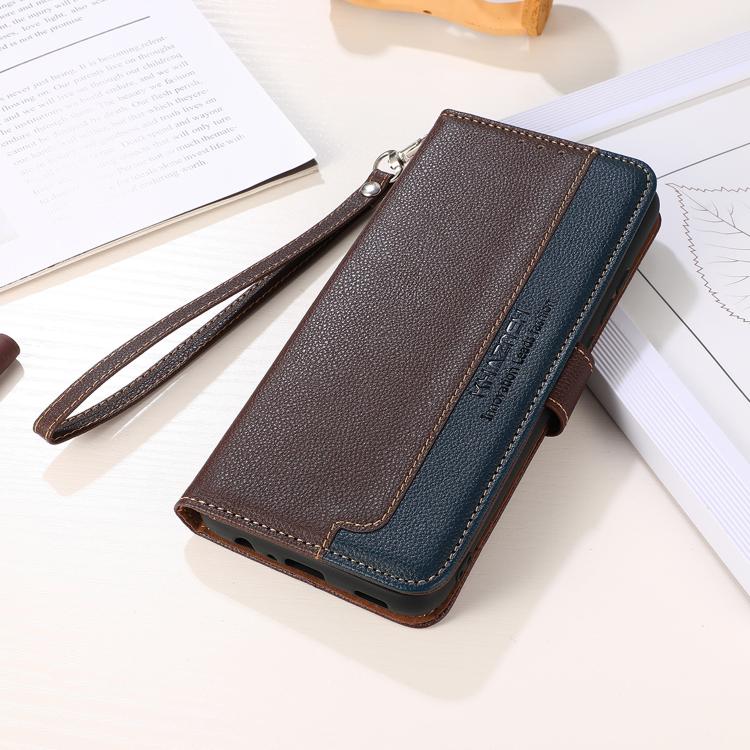 For OnePlus Turbo 6 / 6V KHAZNEH Litchi Texture Leather RFID Phone Case