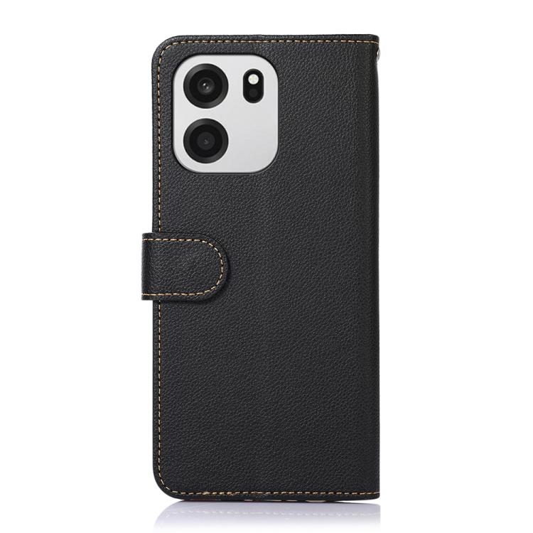 For OnePlus Turbo 6 / 6V KHAZNEH Litchi Texture Leather RFID Phone Case
