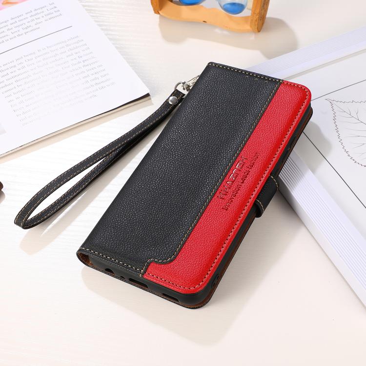 For OnePlus Turbo 6 / 6V KHAZNEH Litchi Texture Leather RFID Phone Case