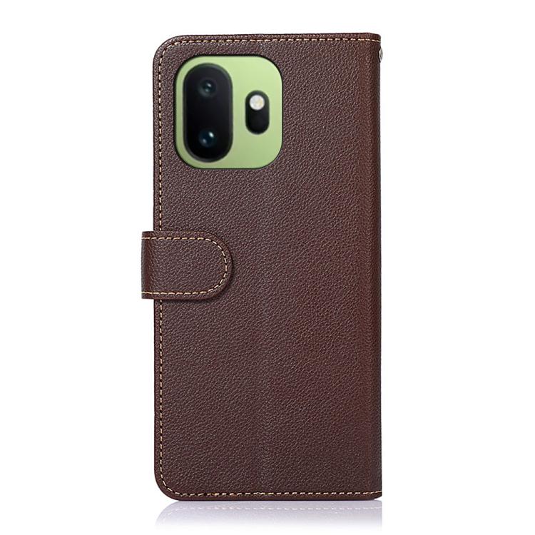 For OnePlus 15T KHAZNEH Litchi Texture Leather RFID Phone Case