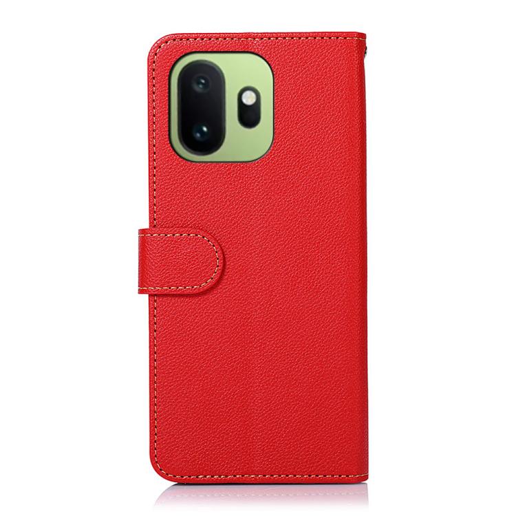 For OnePlus 15T KHAZNEH Litchi Texture Leather RFID Phone Case