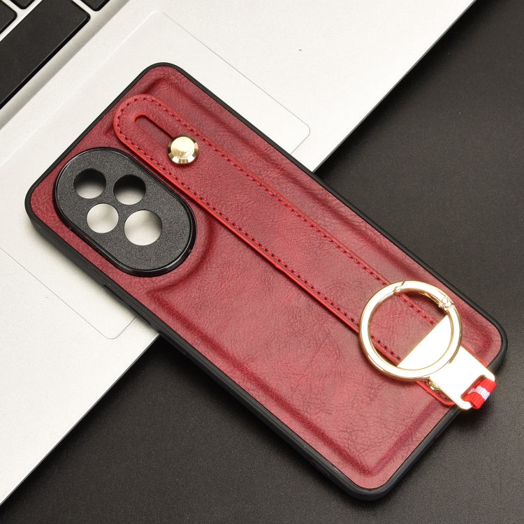 For Honor 200 5G Wristband Leather Back Phone Case