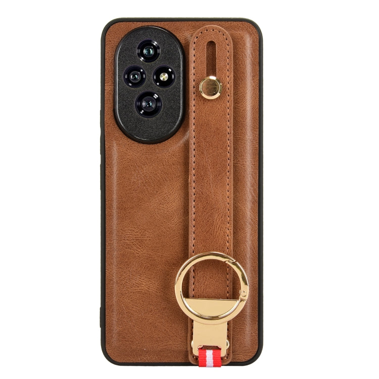 For Honor 200 5G Wristband Leather Back Phone Case