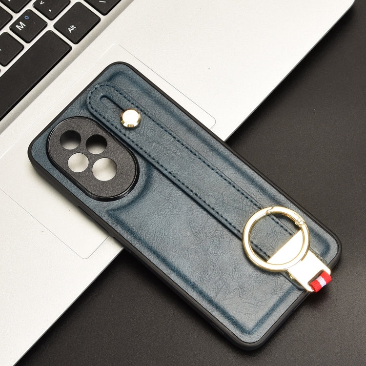 For Honor 200 Pro 5G Wristband Leather Back Phone Case