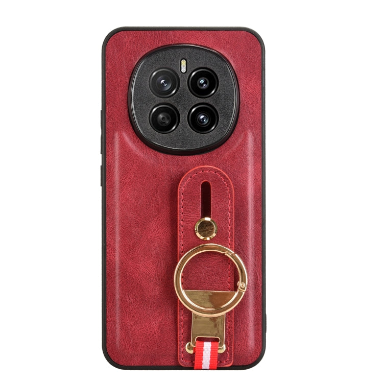 For Honor Magic7 Wristband Leather Back Phone Case