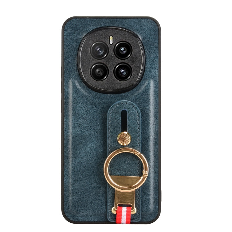 For Honor Magic7 Wristband Leather Back Phone Case