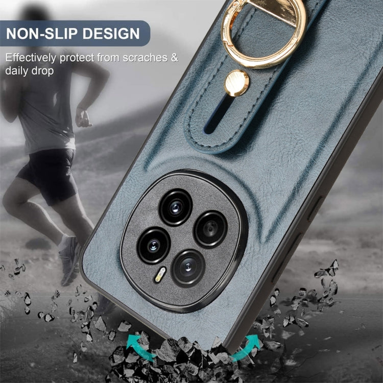 For Honor Magic7 Wristband Leather Back Phone Case