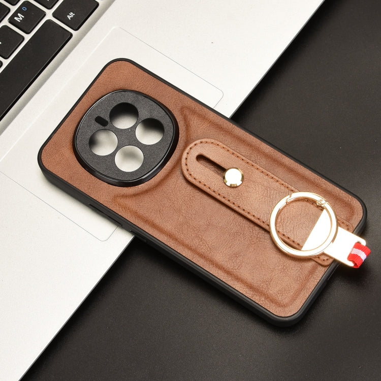 For Honor Magic7 Wristband Leather Back Phone Case