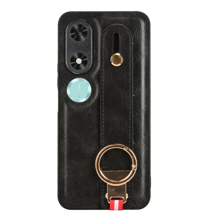 For Honor Play9C Wristband Leather Back Phone Case