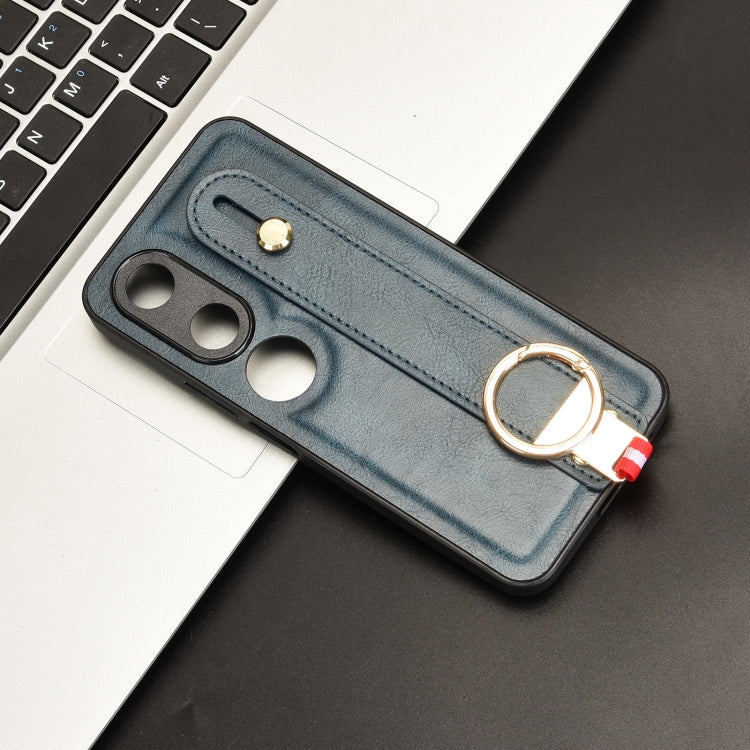For Honor Play9C Wristband Leather Back Phone Case