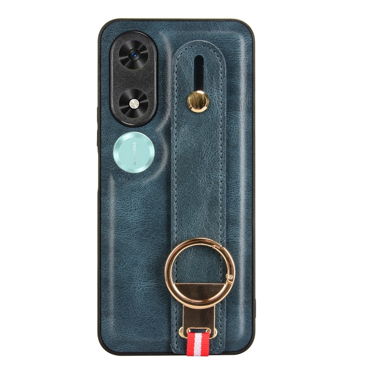 For Honor Play9C Wristband Leather Back Phone Case