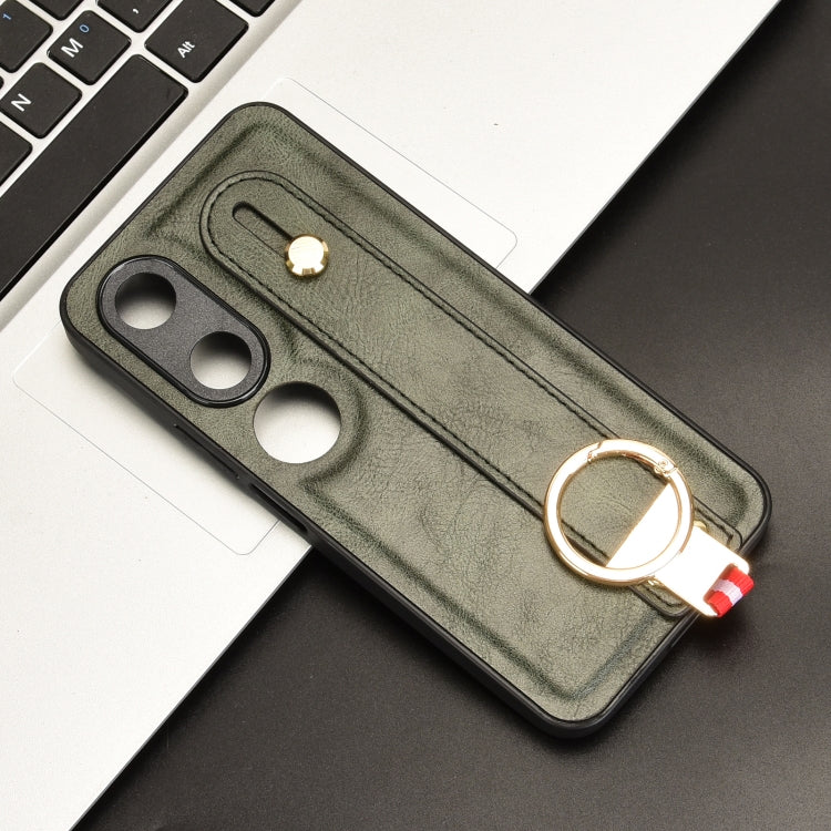 For Honor Play9C Wristband Leather Back Phone Case