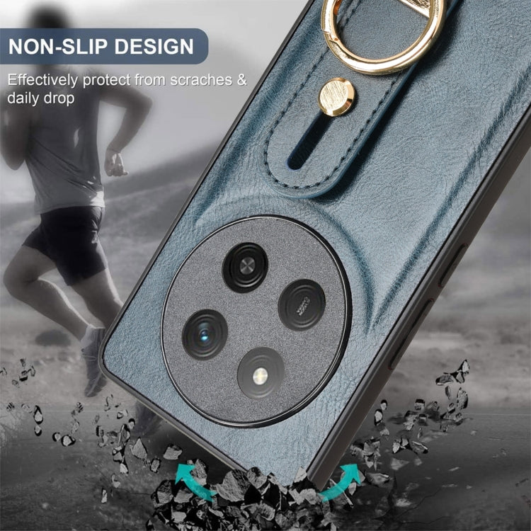 For Honor X60 Pro 5G / X9C 5G Wristband Leather Back Phone Case