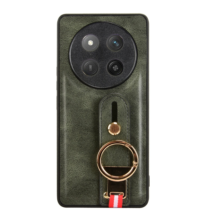 For Honor X60 Pro 5G / X9C 5G Wristband Leather Back Phone Case