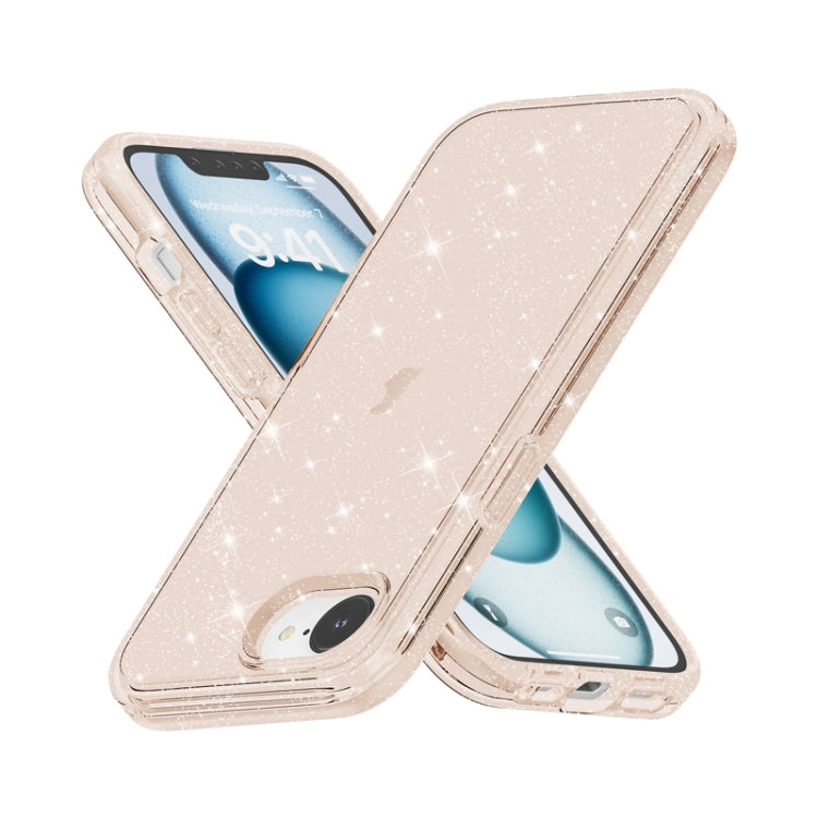For iPhone 17e / 16e Shockproof Terminator Glitter Powder Phone Case