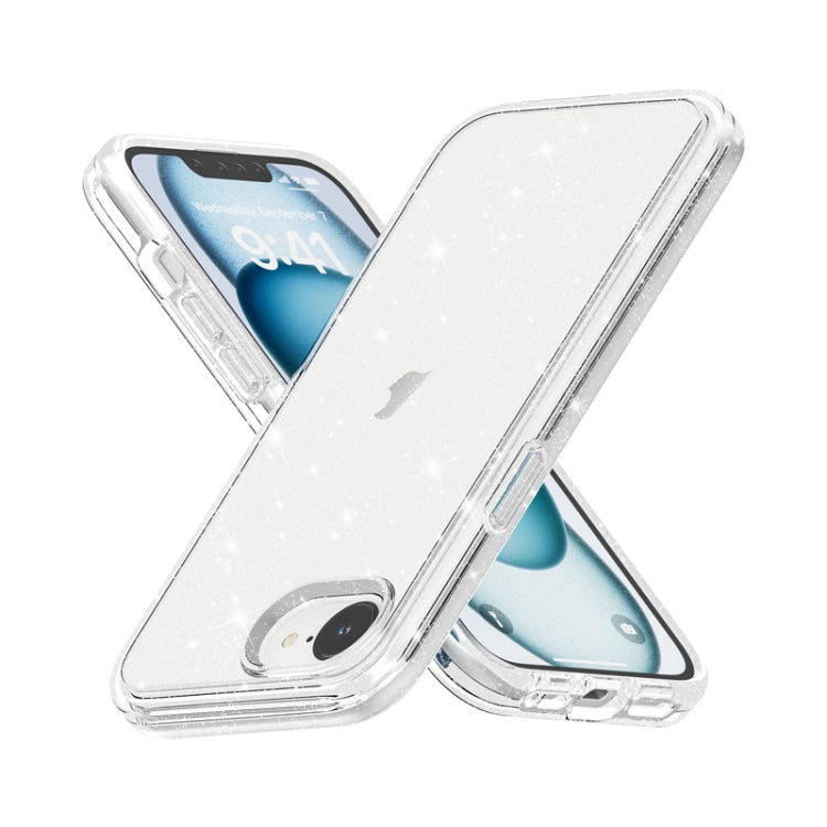 For iPhone 17e / 16e Shockproof Terminator Glitter Powder Phone Case
