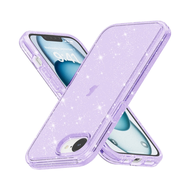 For iPhone 17e / 16e Shockproof Terminator Glitter Powder Phone Case