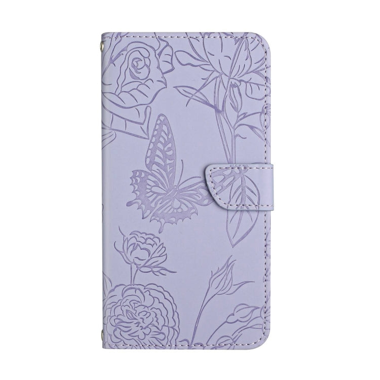 For OnePlus Nord 4 5G Skin Feel Butterfly Peony Embossed Leather Phone Case