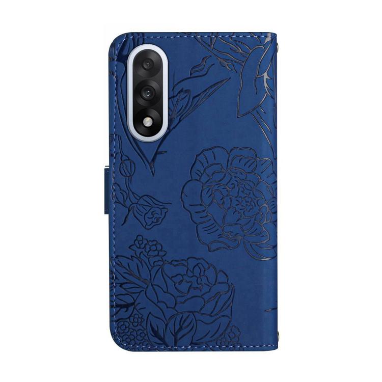 For OnePlus Nord 5 5G / Ace 5 Ultra Skin Feel Butterfly Peony Embossed Leather Phone Case