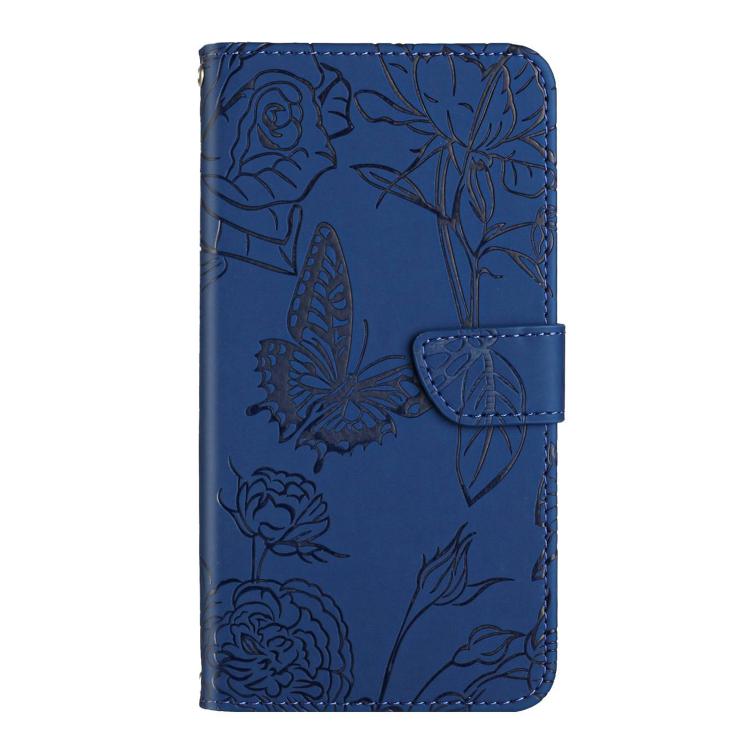 For OnePlus 15R Skin Feel Butterfly Peony Embossed Leather Phone Case