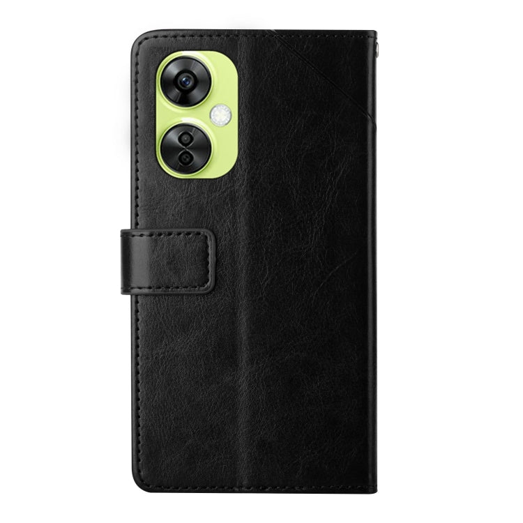 For OnePlus Nord CE 3 Lite Y-shaped Pattern Flip Leather Phone Case