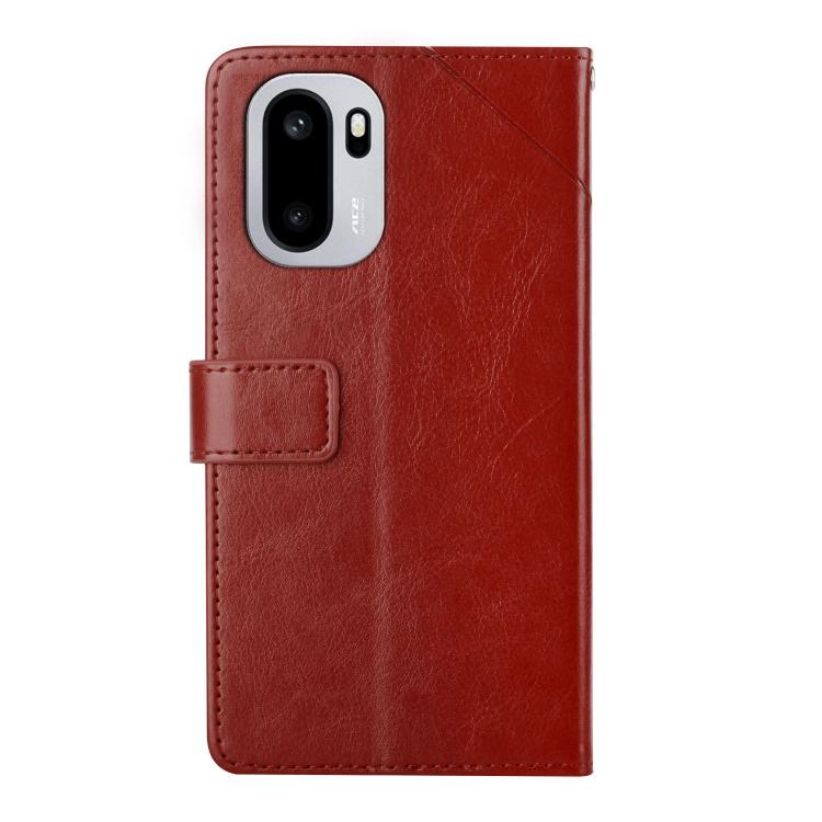 For OnePlus 15R Y-shaped Pattern Flip Leather Phone Case