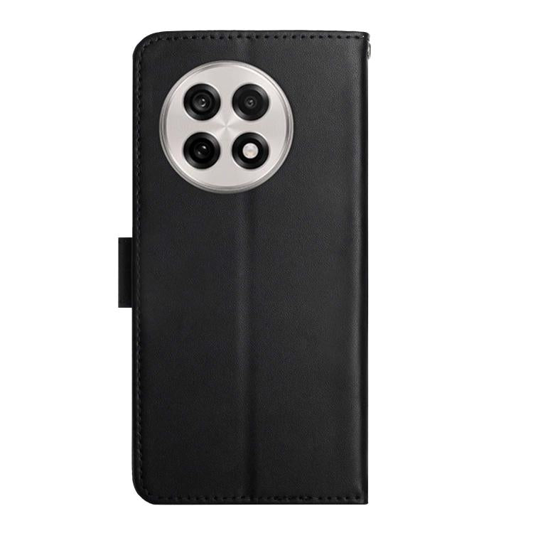 For OnePlus 13 Genuine Leather Fingerprint-proof Flip Phone Case