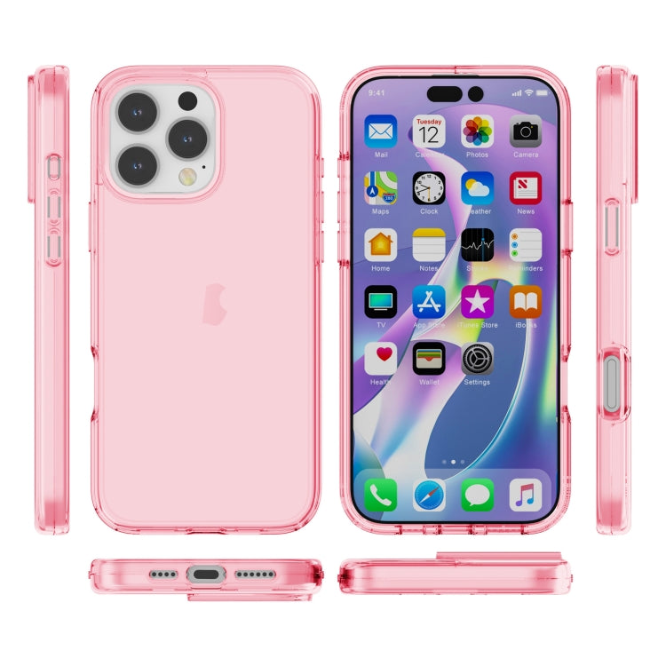 For iPhone 16 Pro Max Shockproof Terminator Transparent Phone Case