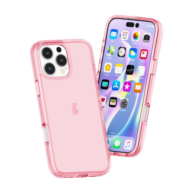 For iPhone 16 Pro Max Shockproof Terminator Transparent Phone Case