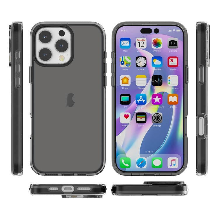 For iPhone 16 Pro Max Shockproof Terminator Transparent Phone Case